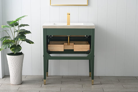 Clara 30" Single Bathroom Vanity Set - Vogue Green (SOLD OUT)