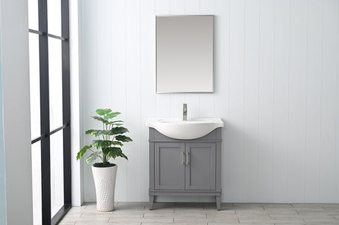Ivy 30" Single Bathroom Vanity Set - Gray(SOLD OUT)