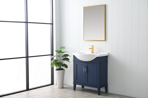 Ivy 30" Single Bathroom Vanity Set - Navy Blue (SOLD OUT)