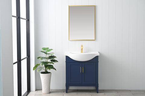 Ivy 30" Single Bathroom Vanity Set - Navy Blue (SOLD OUT)