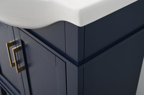 Ivy 30" Single Bathroom Vanity Set - Navy Blue (SOLD OUT)