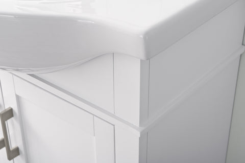 Ivy 30" Single Bathroom Vanity Set - White(SOLD OUT)