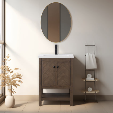 Landon 24" Single Bathroom Vanity Set - White Top (SOLD OUT)