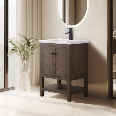 Landon 24" Single Bathroom Vanity Set - White Top (SOLD OUT)