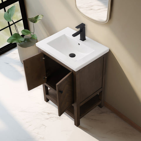 Landon 24" Single Bathroom Vanity Set - White Top (SOLD OUT)