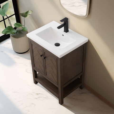 Landon 24" Single Bathroom Vanity Set - White Top (SOLD OUT)