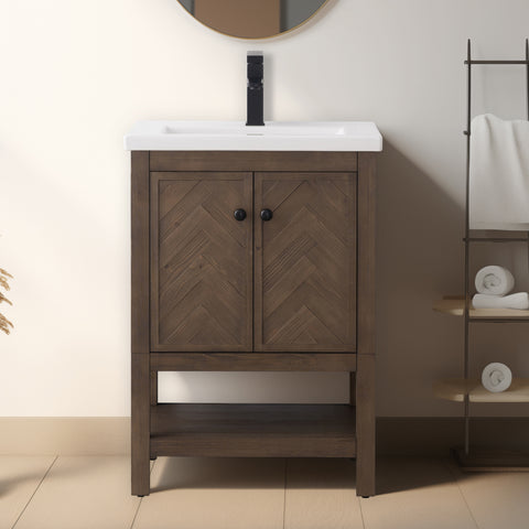 Landon 24" Single Bathroom Vanity Set - White Top (SOLD OUT)