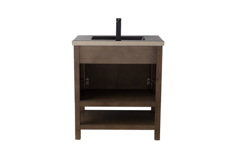 Landon 30" Single Bathroom Vanity Set - Black Top (SOLD OUT)