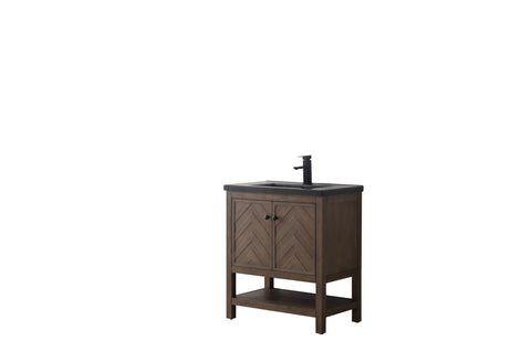 Landon 30" Single Bathroom Vanity Set - Black Top (SOLD OUT)