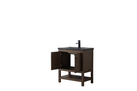 Landon 30" Single Bathroom Vanity Set - Black Top (SOLD OUT)