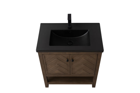 Landon 30" Single Bathroom Vanity Set - Black Top (SOLD OUT)