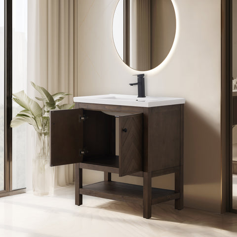 Landon 30" Single Bathroom Vanity Set - White Top (SOLD OUT)
