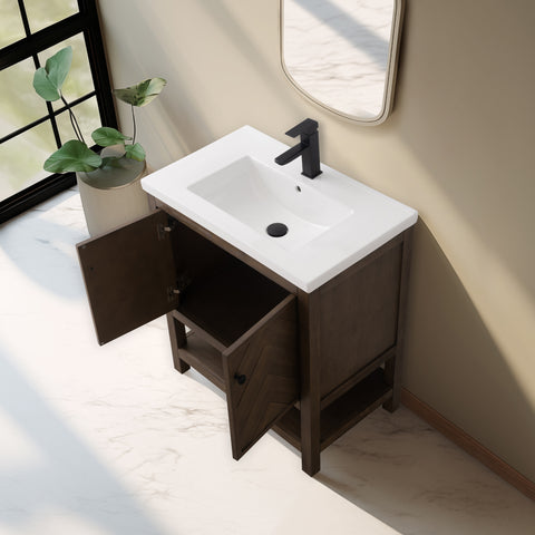 Landon 30" Single Bathroom Vanity Set - White Top (SOLD OUT)