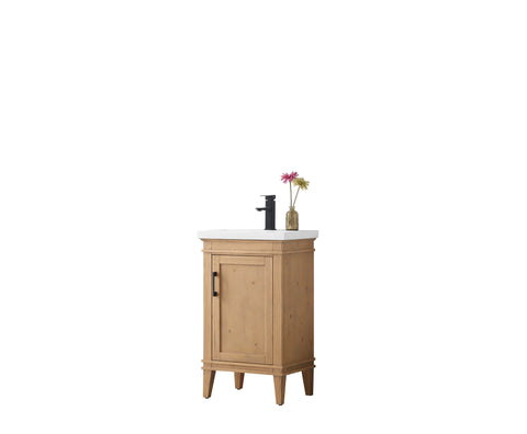 Avery 20" Single Bathroom Vanity Set - Light Spruce(SOLD OUT)