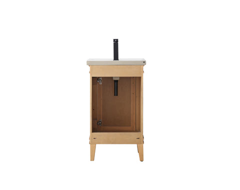 Avery 20" Single Bathroom Vanity Set - Light Spruce(SOLD OUT)