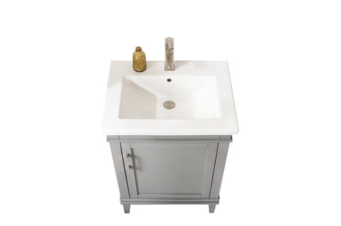 Avery 24" Single Bathroom Vanity Set - Gray