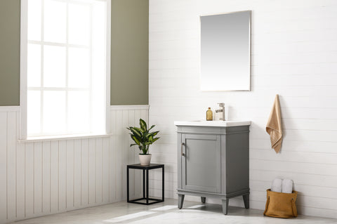 Avery 24" Single Bathroom Vanity Set - Gray