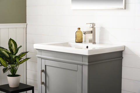Avery 24" Single Bathroom Vanity Set - Gray