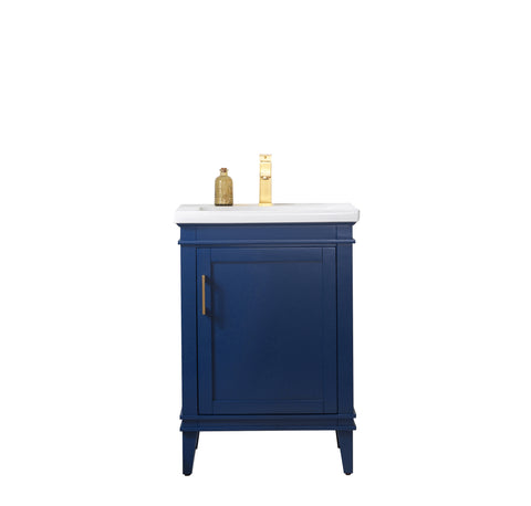 Avery 24" Single Bathroom Vanity Set - Navy Blue