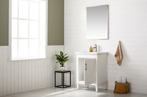 Avery 24" Single Bathroom Vanity Set - White