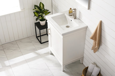 Avery 24" Single Bathroom Vanity Set - White