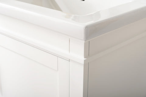 Avery 24" Single Bathroom Vanity Set - White