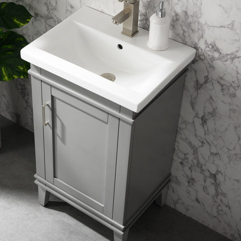 Avery 20" Single Bathroom Vanity Set - Gray (SOLD OUT)