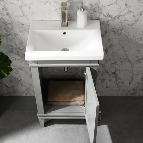Avery 20" Single Bathroom Vanity Set - Gray (SOLD OUT)