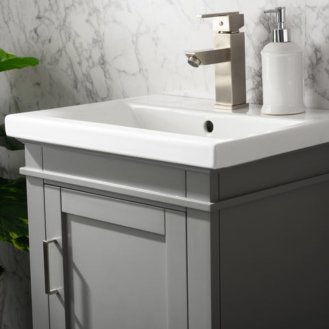 Avery 20" Single Bathroom Vanity Set - Gray (SOLD OUT)