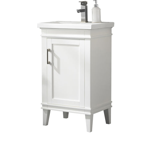 Avery 20" Single Bathroom Vanity Set - White