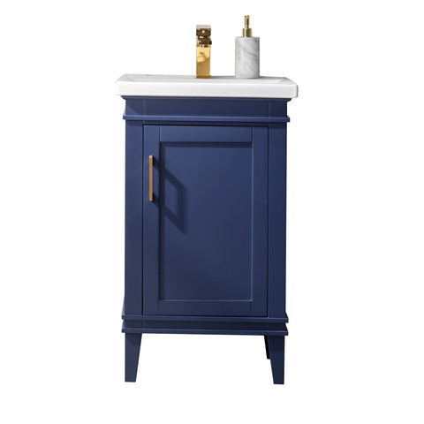 Avery 20" Single Bathroom Vanity Set - Navy Blue