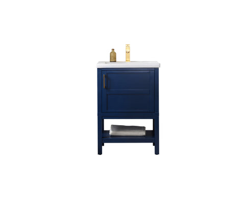 Bailey 24" Single Bathroom Vanity Set - Navy Blue