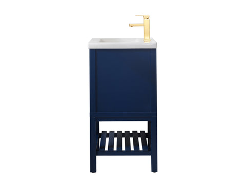 Bailey 24" Single Bathroom Vanity Set - Navy Blue