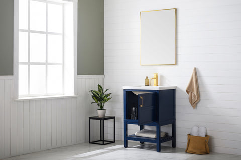 Bailey 24" Single Bathroom Vanity Set - Navy Blue