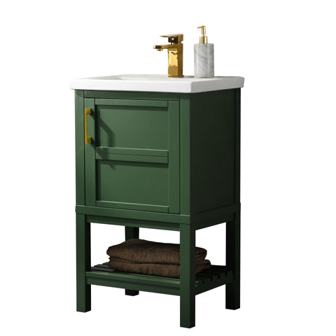 Bailey 20" Single Bathroom Vanity Set - Vogue Green