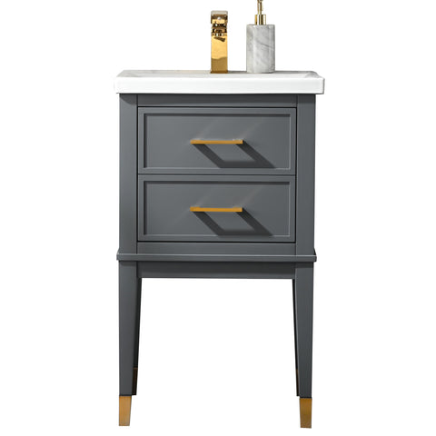 Clara 20" Single Bathroom Vanity Set - Dark Gray (SOLD OUT)