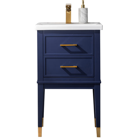 Clara 20" Single Bathroom Vanity Set - Navy Blue