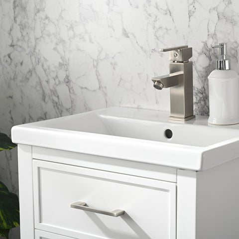 Clara 20" Single Bathroom Vanity Set - White