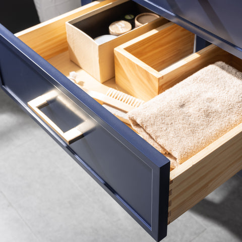 Clara 24" Single Bathroom Vanity Set - Navy Blue -FLASH SALE