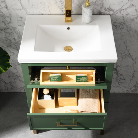 Clara 24" Single Bathroom Vanity Set - Vogue Green