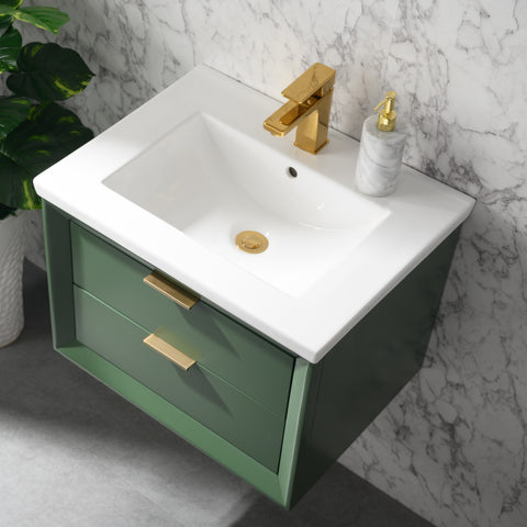Danbury 24" Single Bathroom Vanity Set - Vogue Green