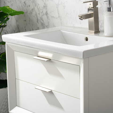 Danbury 24" Single Bathroom Vanity Set - White (SOLD OUT)