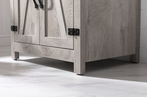 Ethan 24" Modern Farmhouse Bathroom Vanity Set - Gray Wash