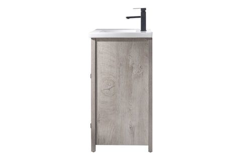 Ethan 24" Modern Farmhouse Bathroom Vanity Set - Gray Wash