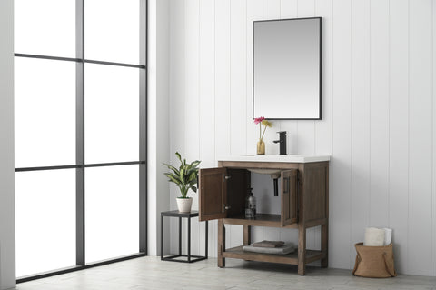 Harvey 30" Single Bathroom Vanity Set - Brown Spruce (SOLD OUT)