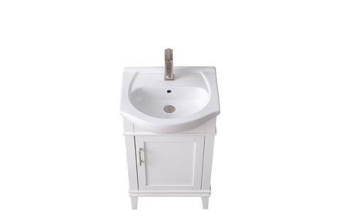 Ivy 20" Single Bathroom Vanity Set - White