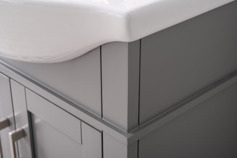 Ivy 24" Single Bathroom Vanity Set - Gray