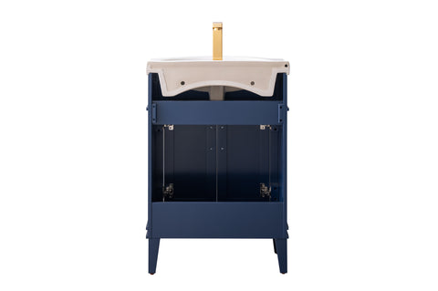 Ivy 24" Single Bathroom Vanity Set - Navy Blue (SOLD OUT)