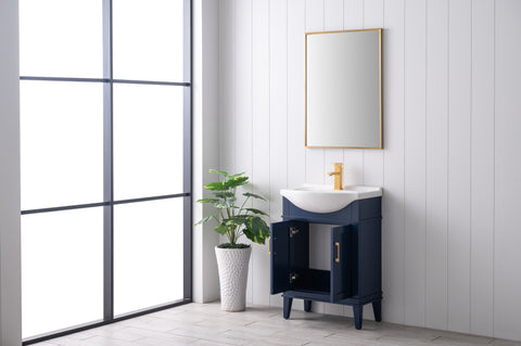 Ivy 24" Single Bathroom Vanity Set - Navy Blue (SOLD OUT)