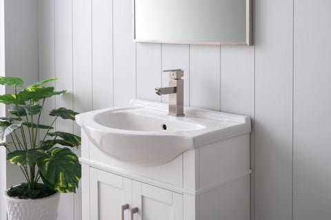 Ivy 24" Single Bathroom Vanity Set - White (SOLD OUT)